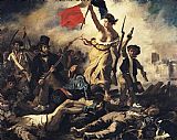 Eugene Delacroix Liberty Leading the People painting